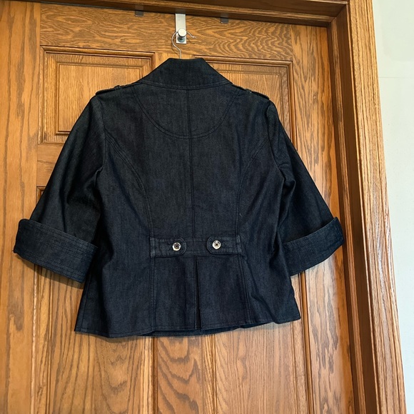 White House Black Market Denium Jacket - Picture 2 of 7